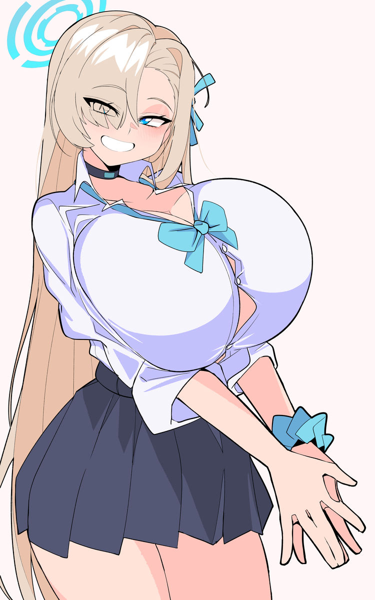 This is a pixiv picture whose title is schoolgirl asuna.