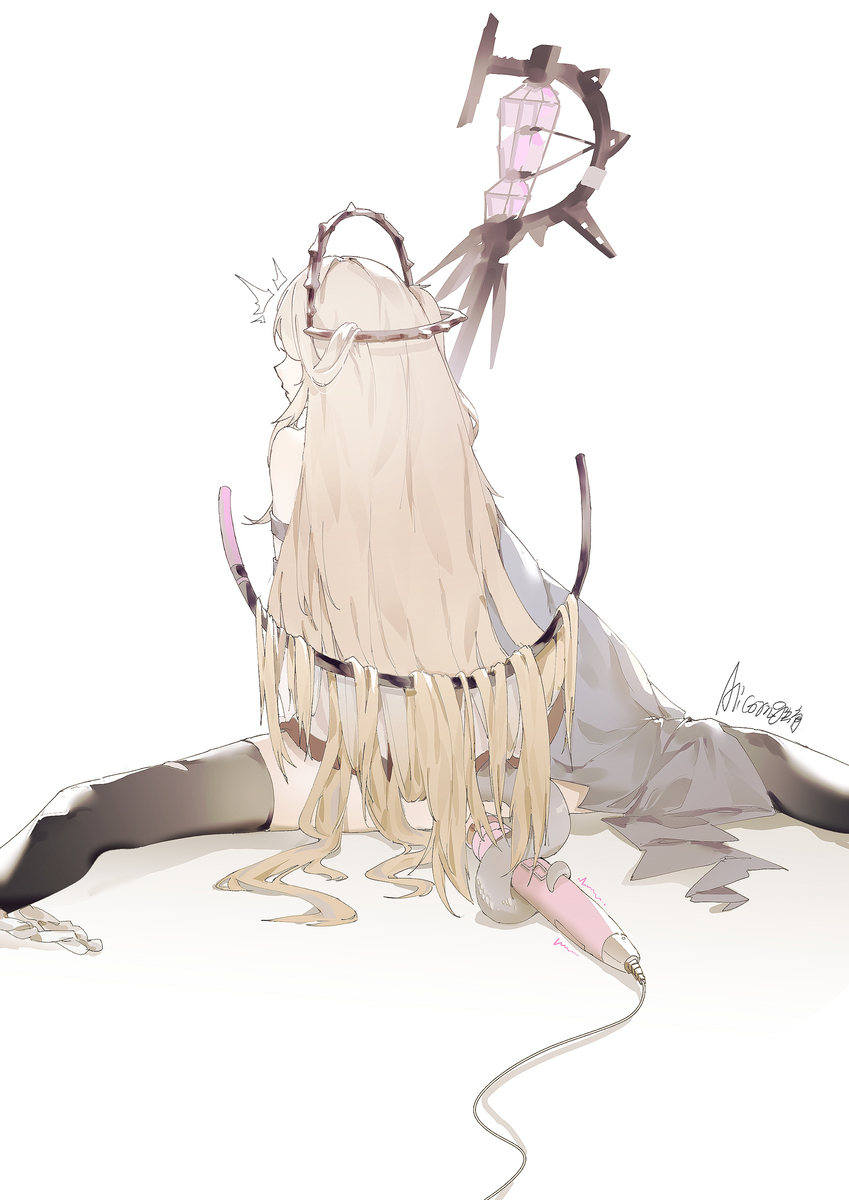 This is a pixiv picture whose title is 用麦克风传播福音的深靛.