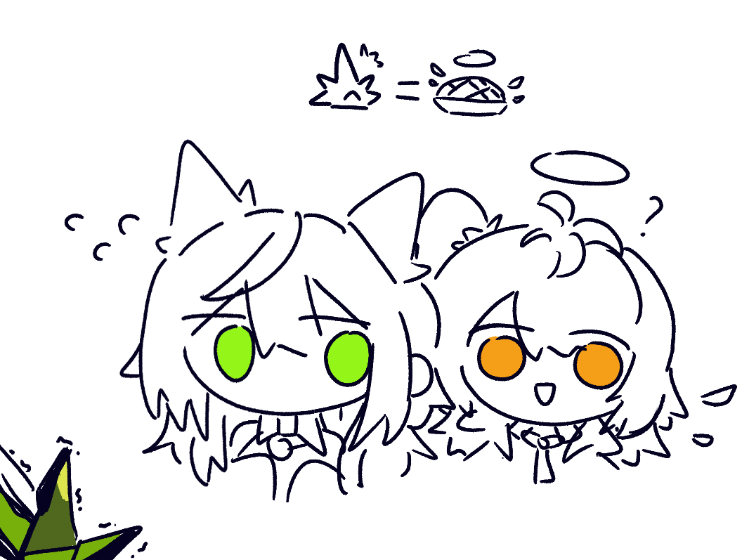 This is a pixiv picture whose title is 낙서.