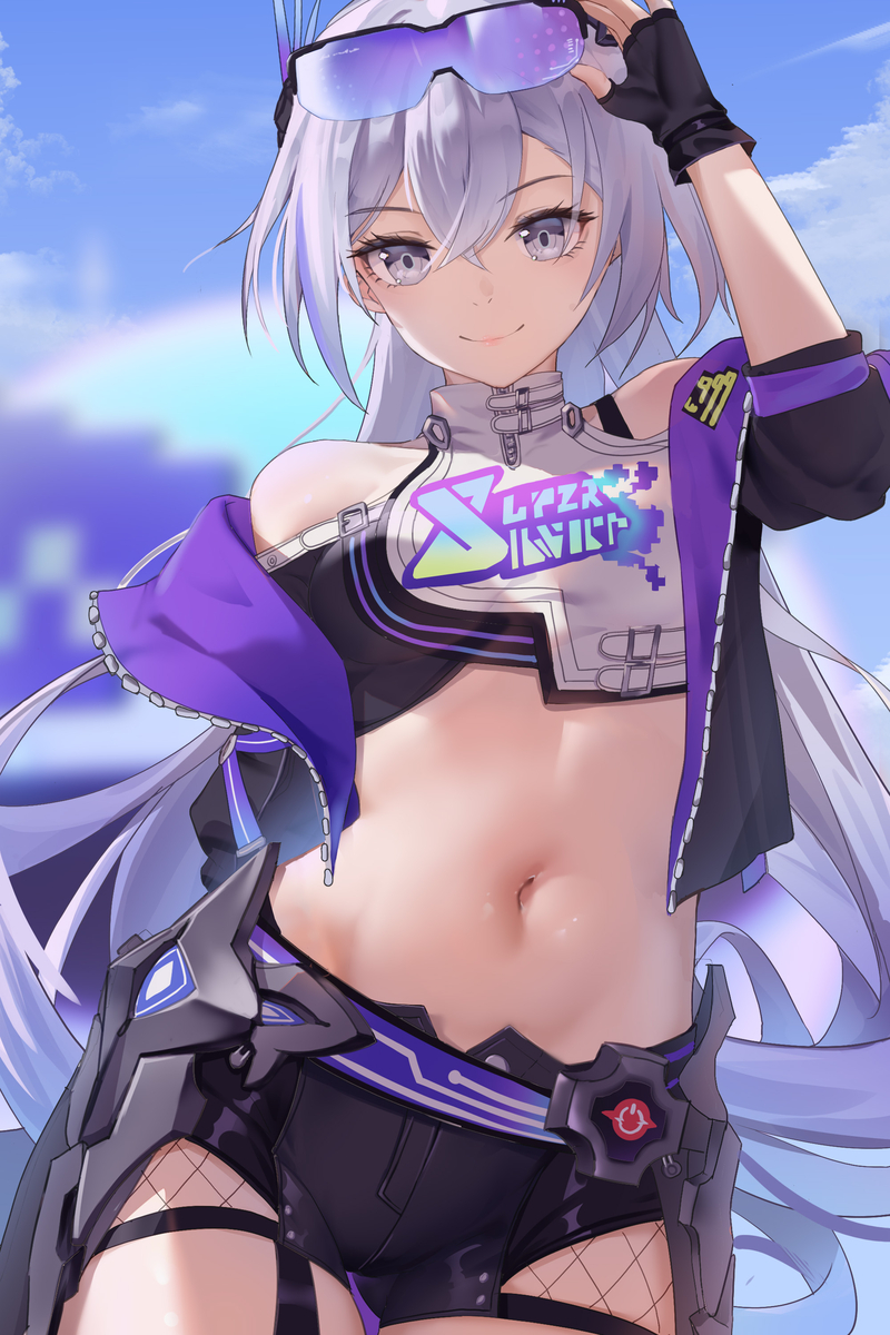 This is a pixiv picture whose title is 银狼.