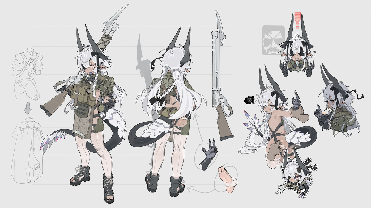 This is a pixiv picture whose title is OC-绮翎🐲.