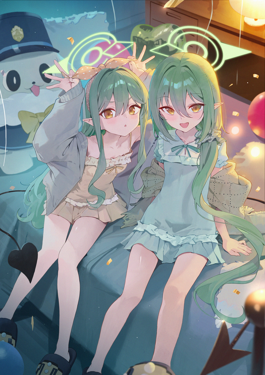 This is a pixiv picture whose title is ヒカリ＆ノゾミ誕生日イラスト.
