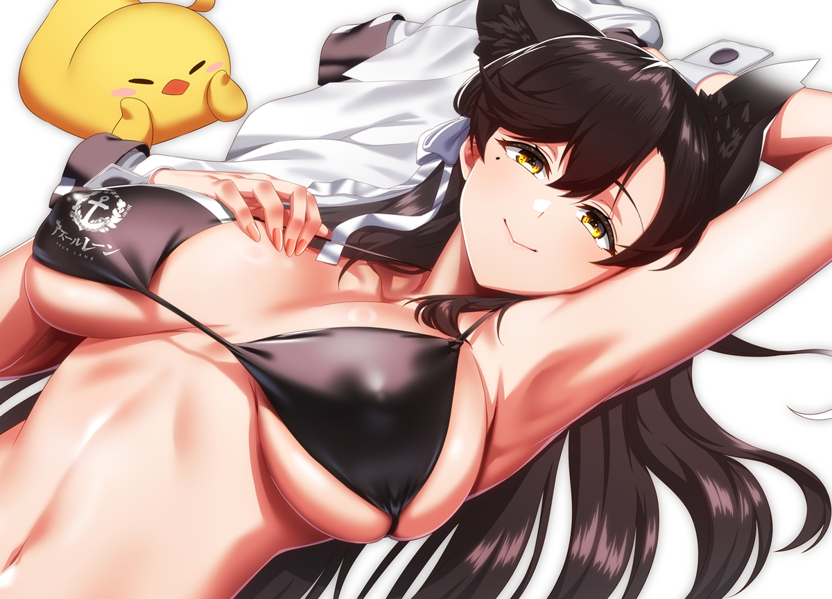 This is a pixiv picture whose title is アズールレーン　愛宕.