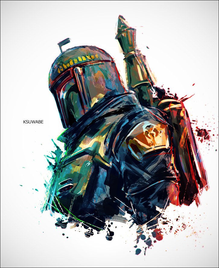 This is a pixiv picture whose title is ボバ・フェット.