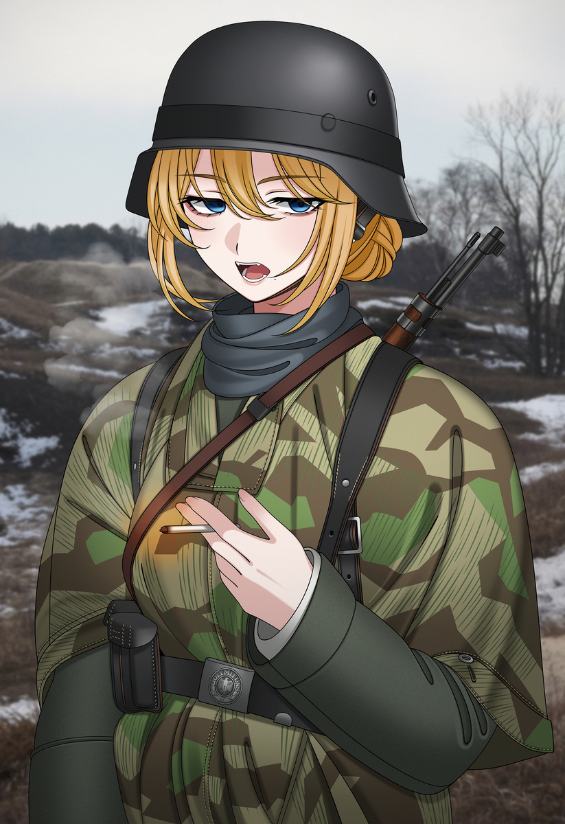 This is a pixiv picture whose title is Oberschütze.