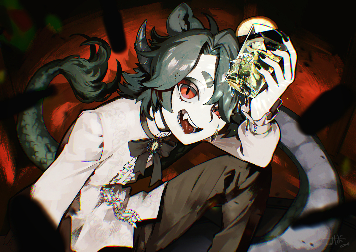 This is a pixiv picture whose title is 勝利の美酒.