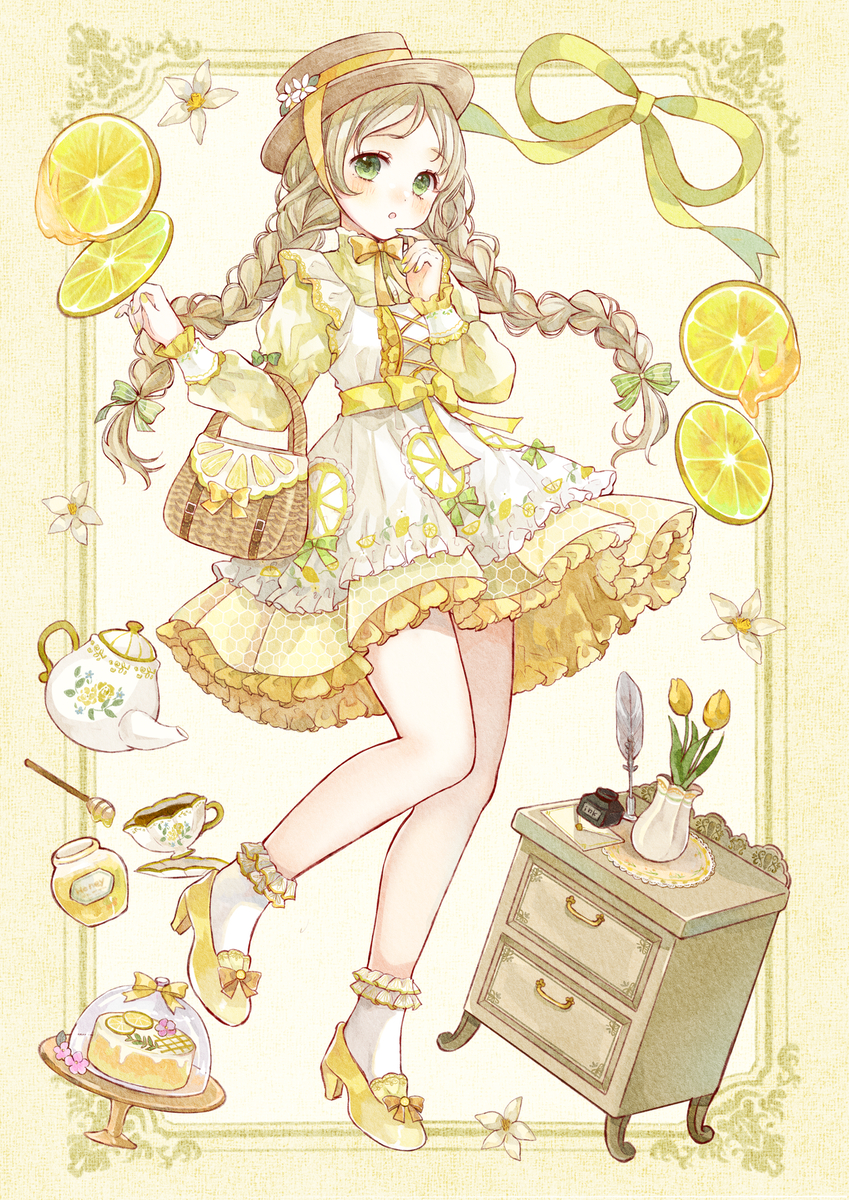 This is a pixiv picture whose title is ハニーレモン.