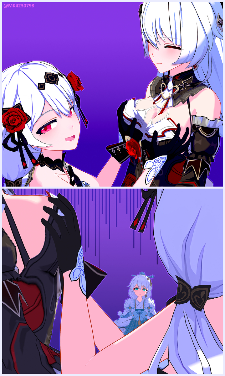 This is a pixiv picture whose title is Look who grew up and who didn't.