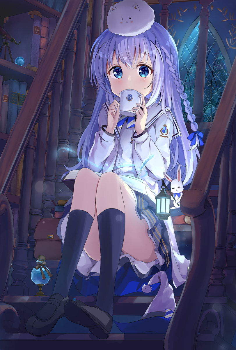 This is a pixiv picture whose title is 魔法使いのチノ.
