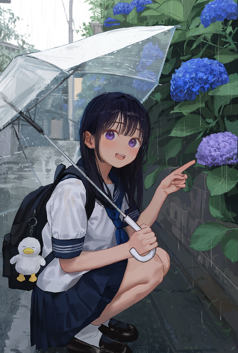 This is a pixiv picture whose title is 咲いてる.