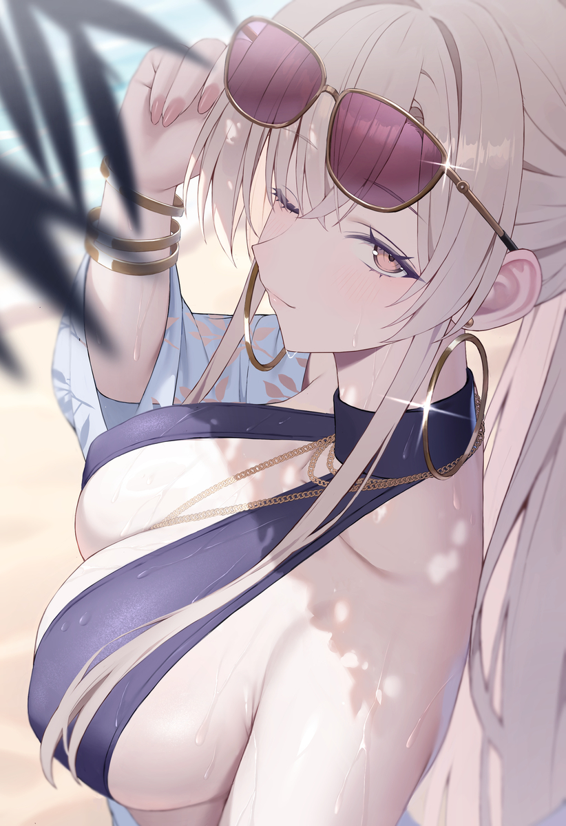This is a pixiv picture whose title is ナギサ👙.