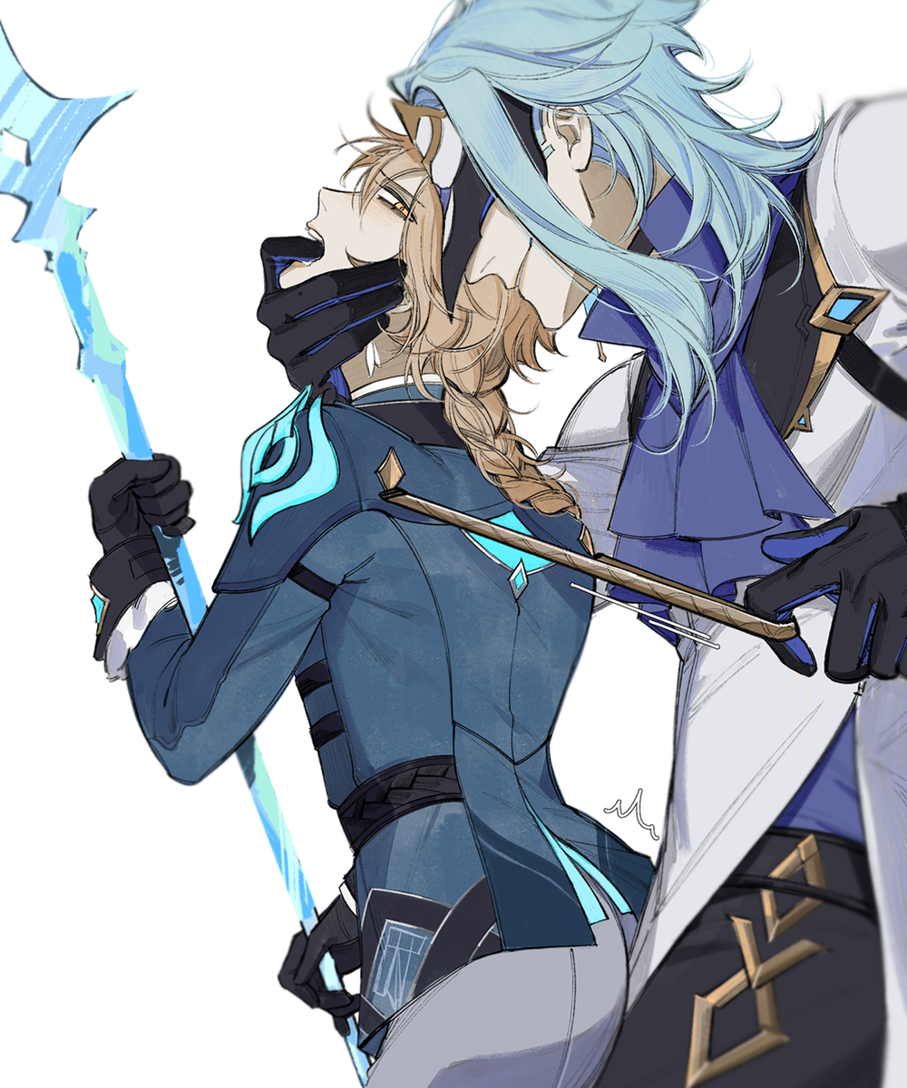 This is a pixiv picture whose title is Dottore/Aether.