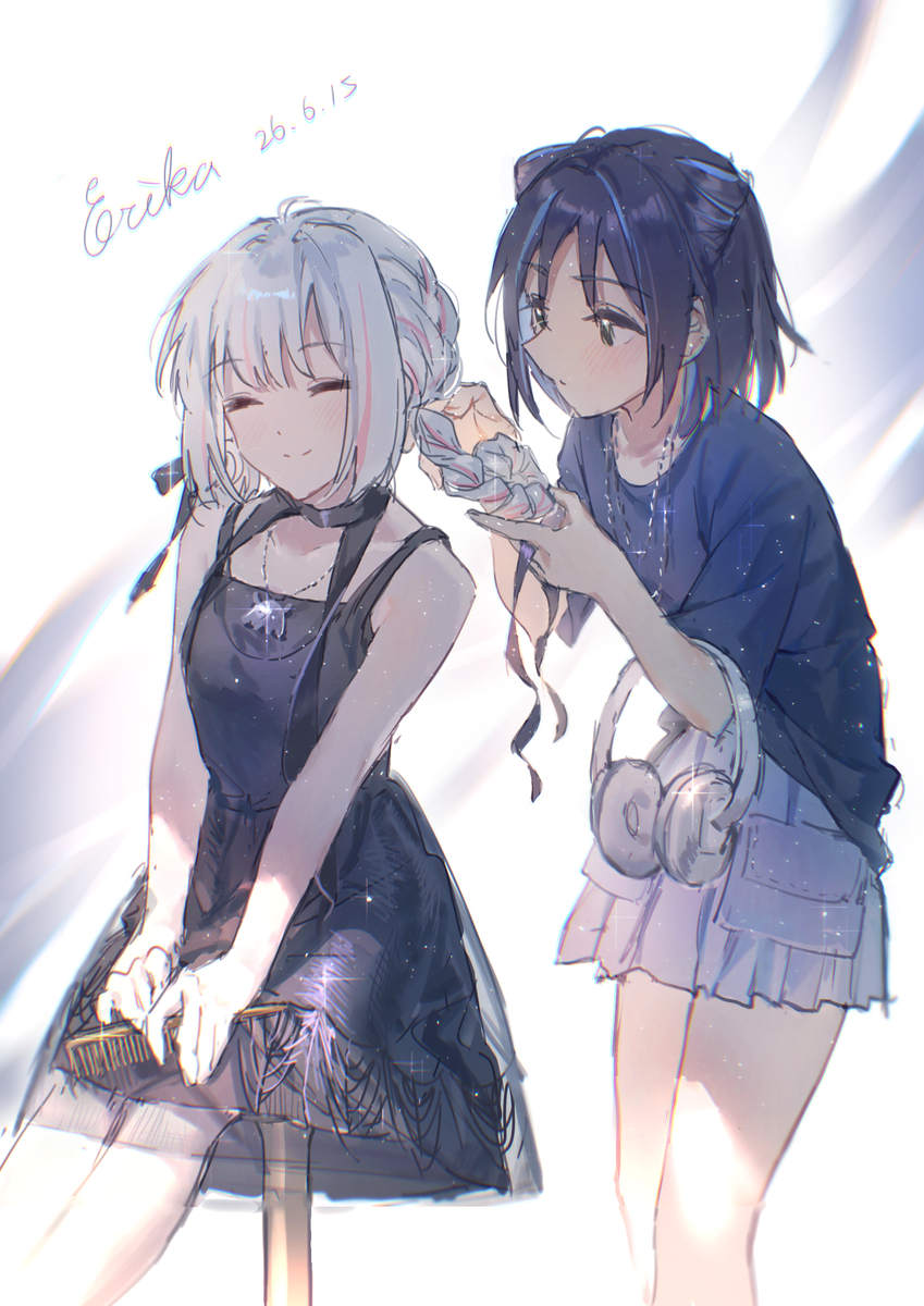 This is a pixiv picture whose title is 🎀.