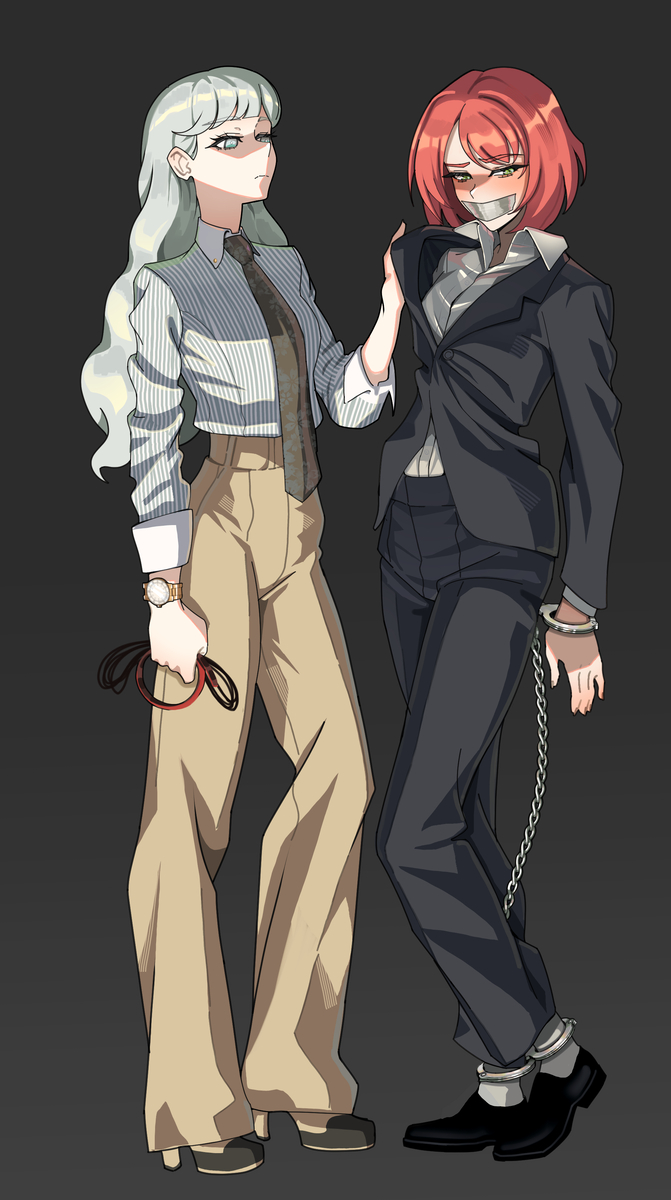 This is a pixiv picture whose title is 裏切り者を捕まえる.