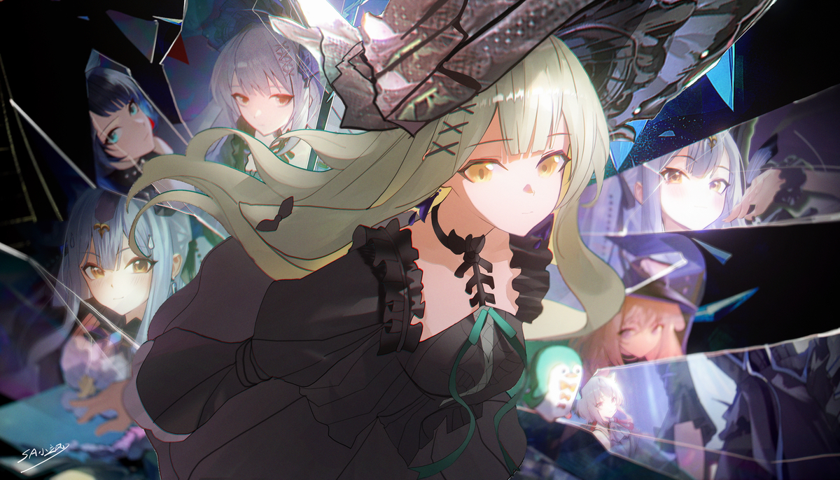 This is a pixiv picture whose title is 若葉睦.