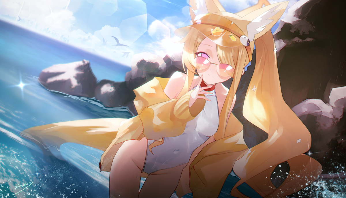 This is a pixiv picture whose title is 百合園セイア.