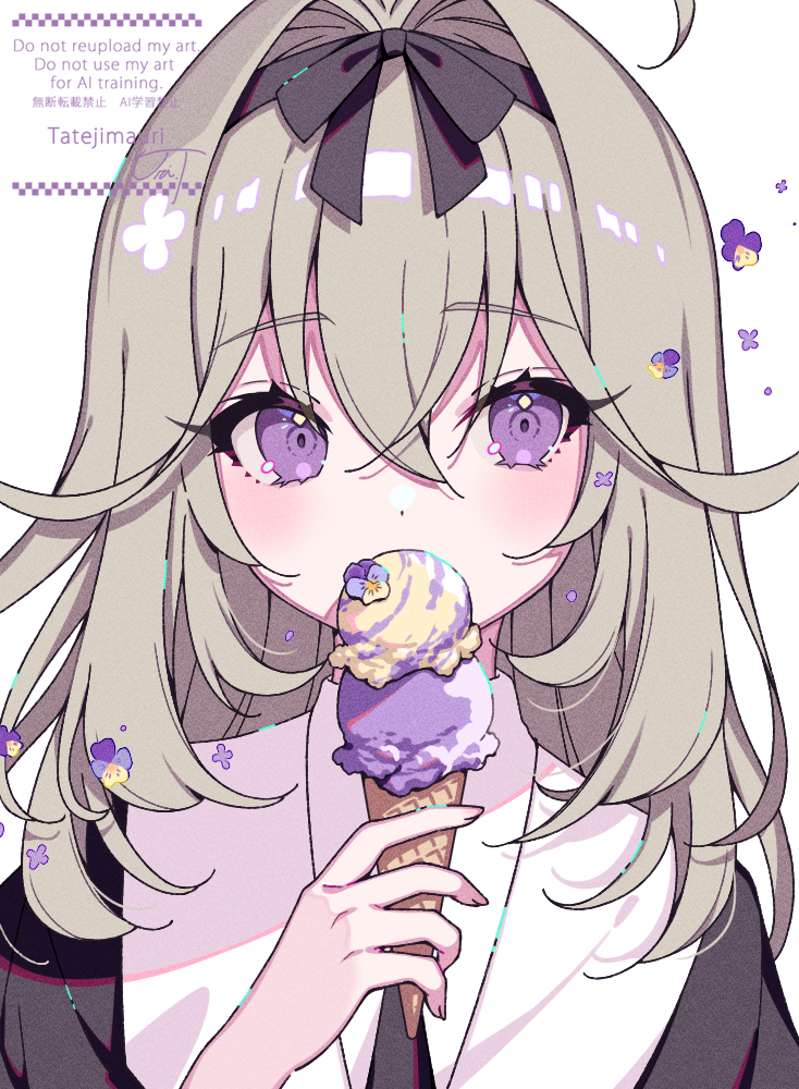 This is a pixiv picture whose title is 森亜るるかちゃん🍨.