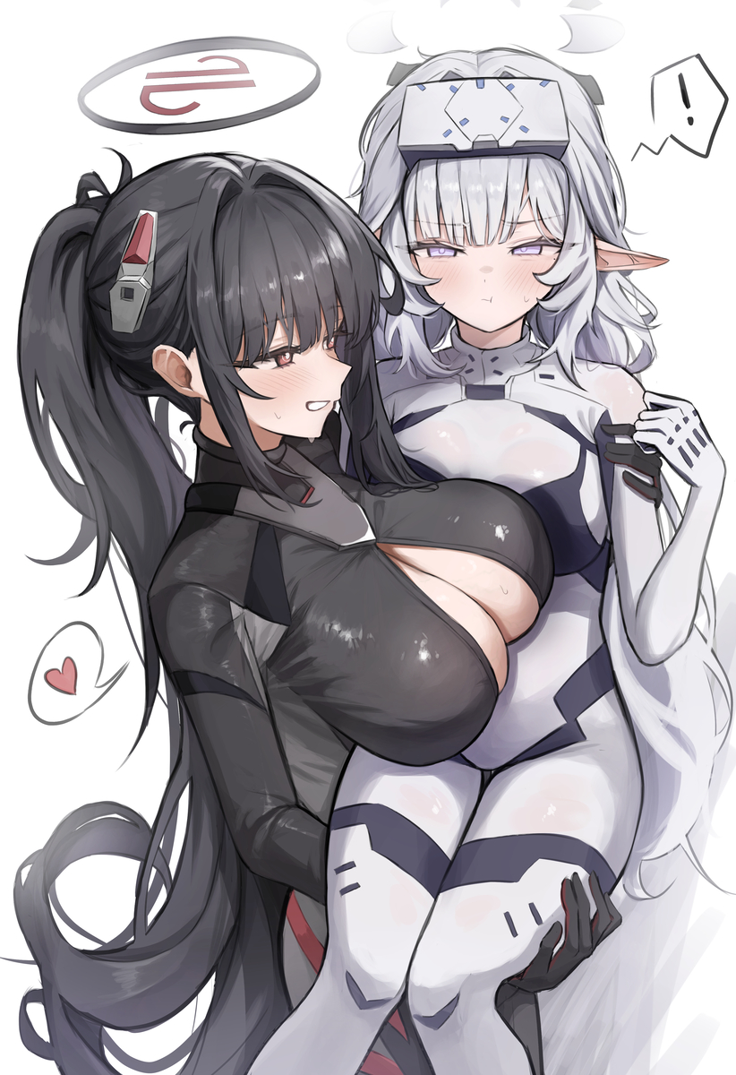 This is a pixiv picture whose title is Rio and Himari.