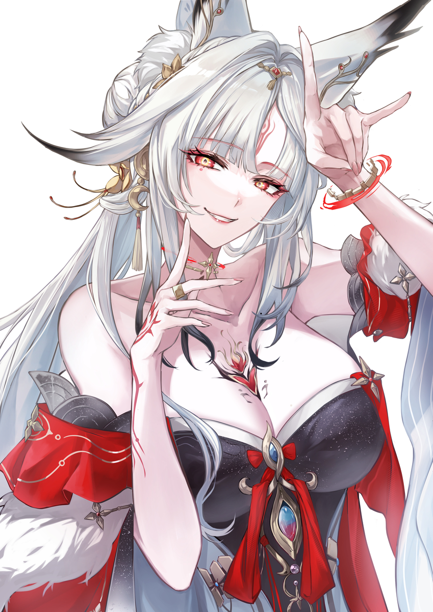 This is a pixiv picture whose title is コンコン心様🫶.