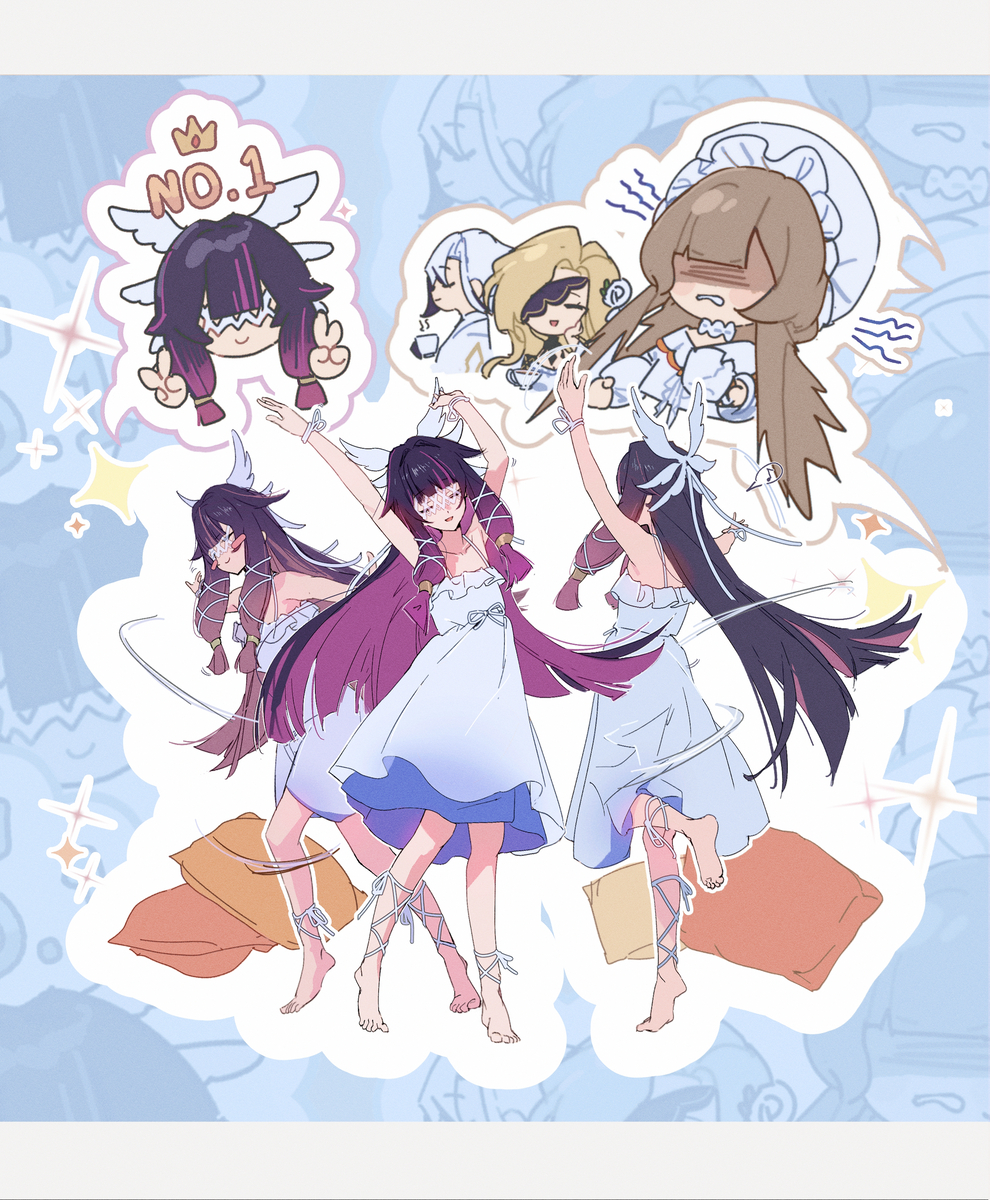 This is a pixiv picture whose title is 優勝～コロンビーナ.