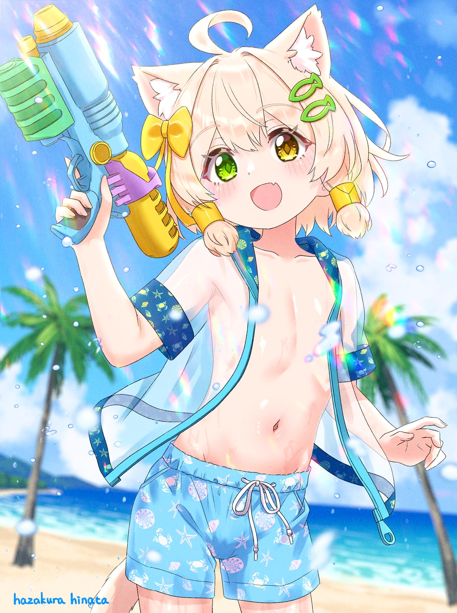 This is a pixiv picture whose title is SUMMERかやちゃん☀️.
