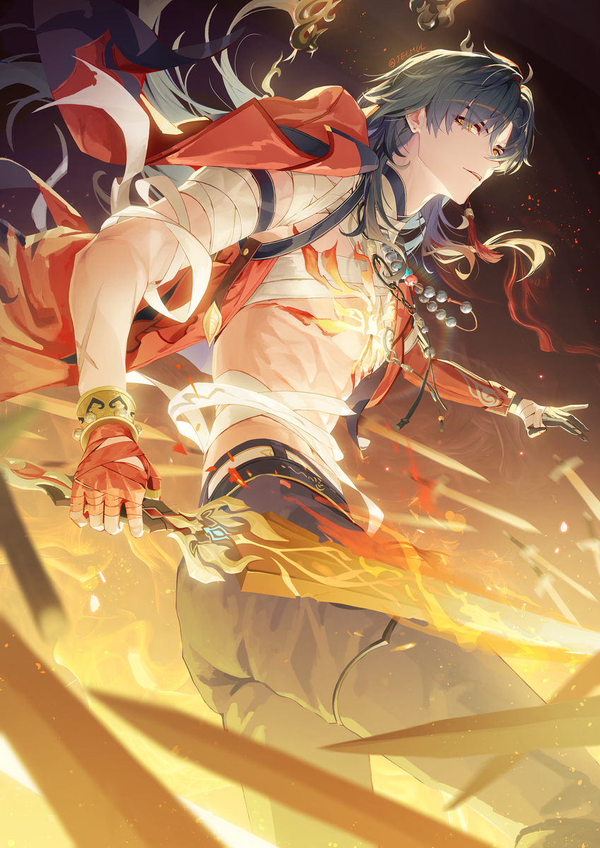 This is a pixiv picture whose title is MortenaxBlade.