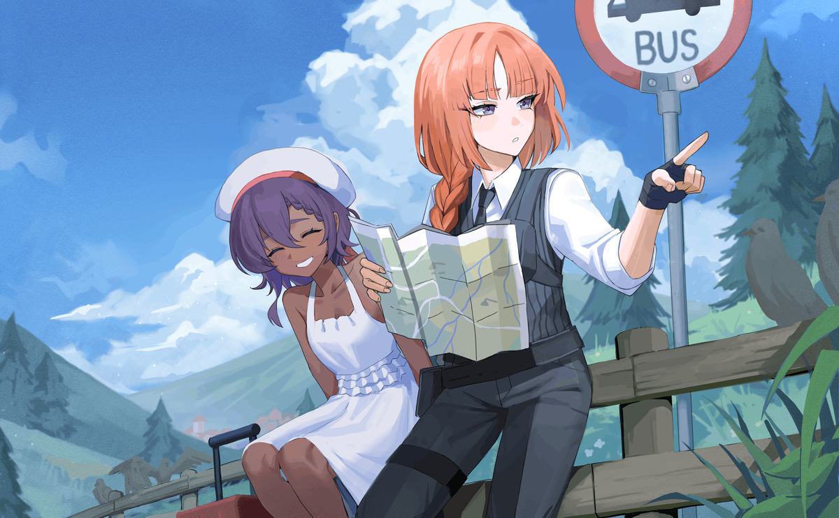 This is a pixiv picture whose title is 一緒にいきましょう.