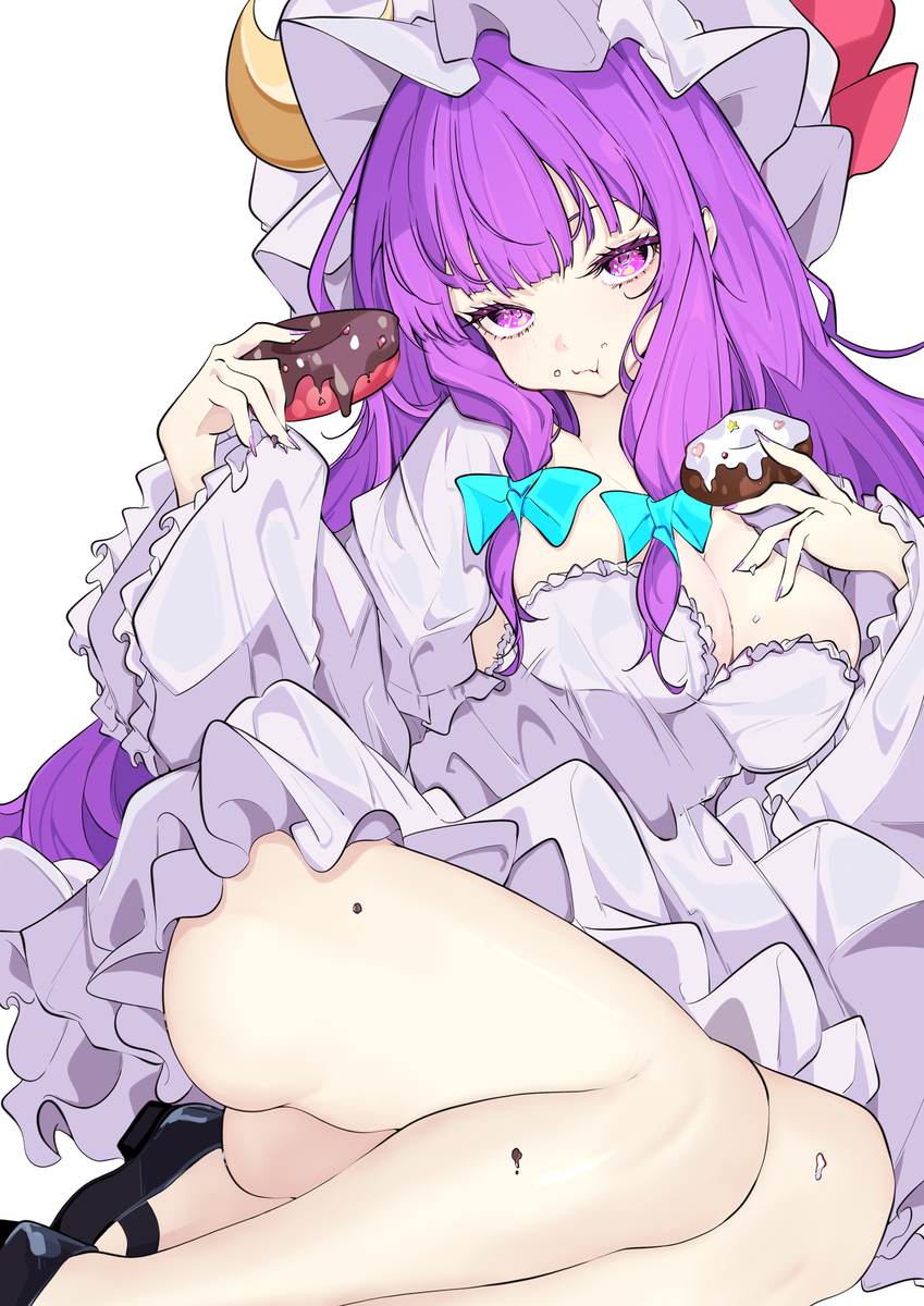 This is a pixiv picture whose title is パチュリー.