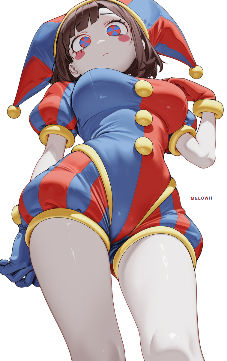 This is a pixiv picture whose title is Pomni.
