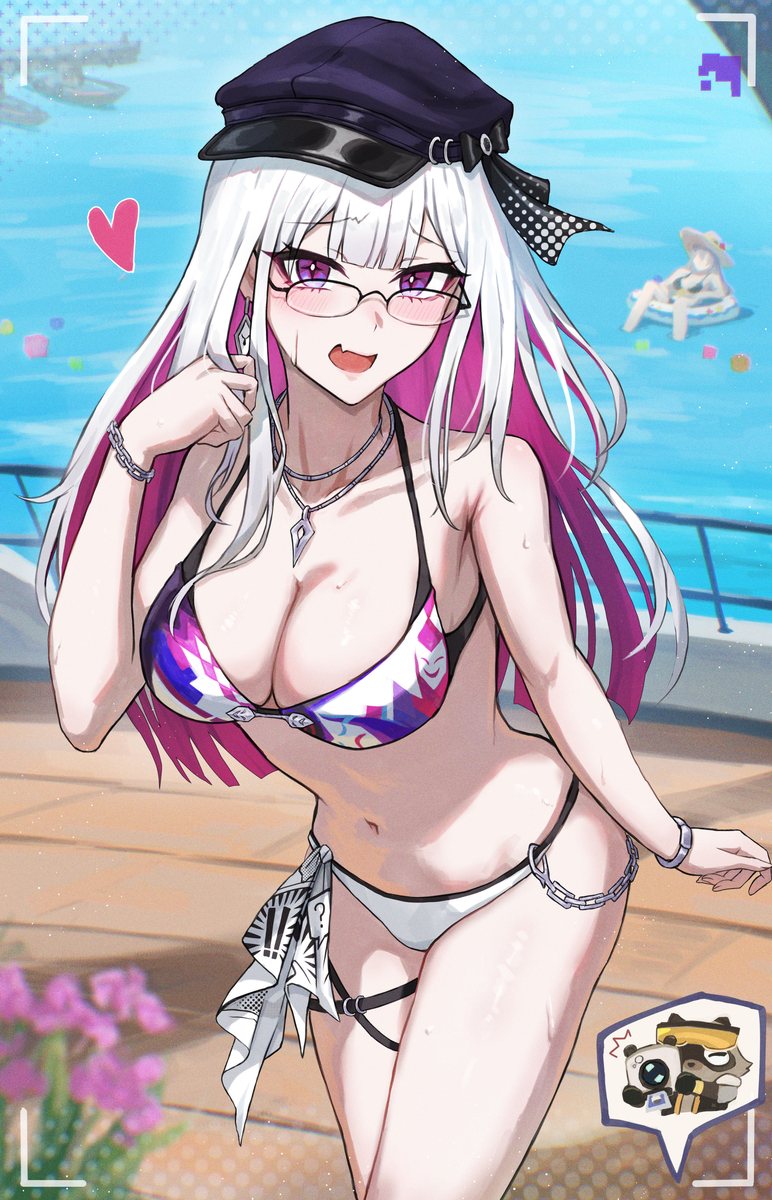 This is a pixiv picture whose title is ホース先生のグラビア案件.