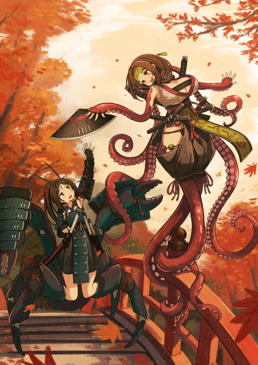 This is a pixiv picture whose title is skeb ミズダコの忍者さん。.