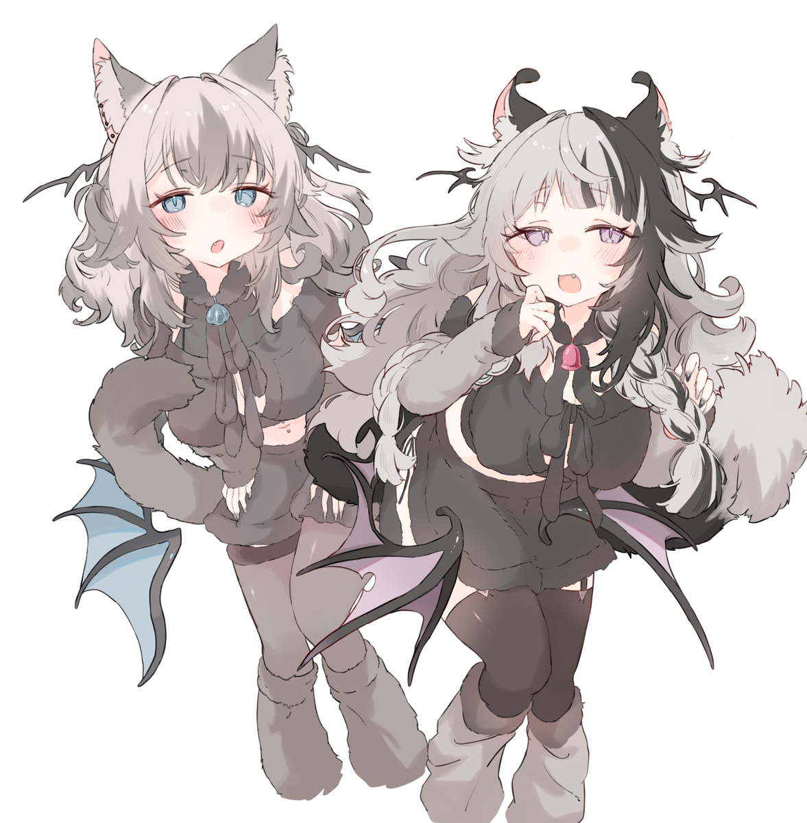 This is a pixiv picture whose title is ニャキュバスちゃん。.