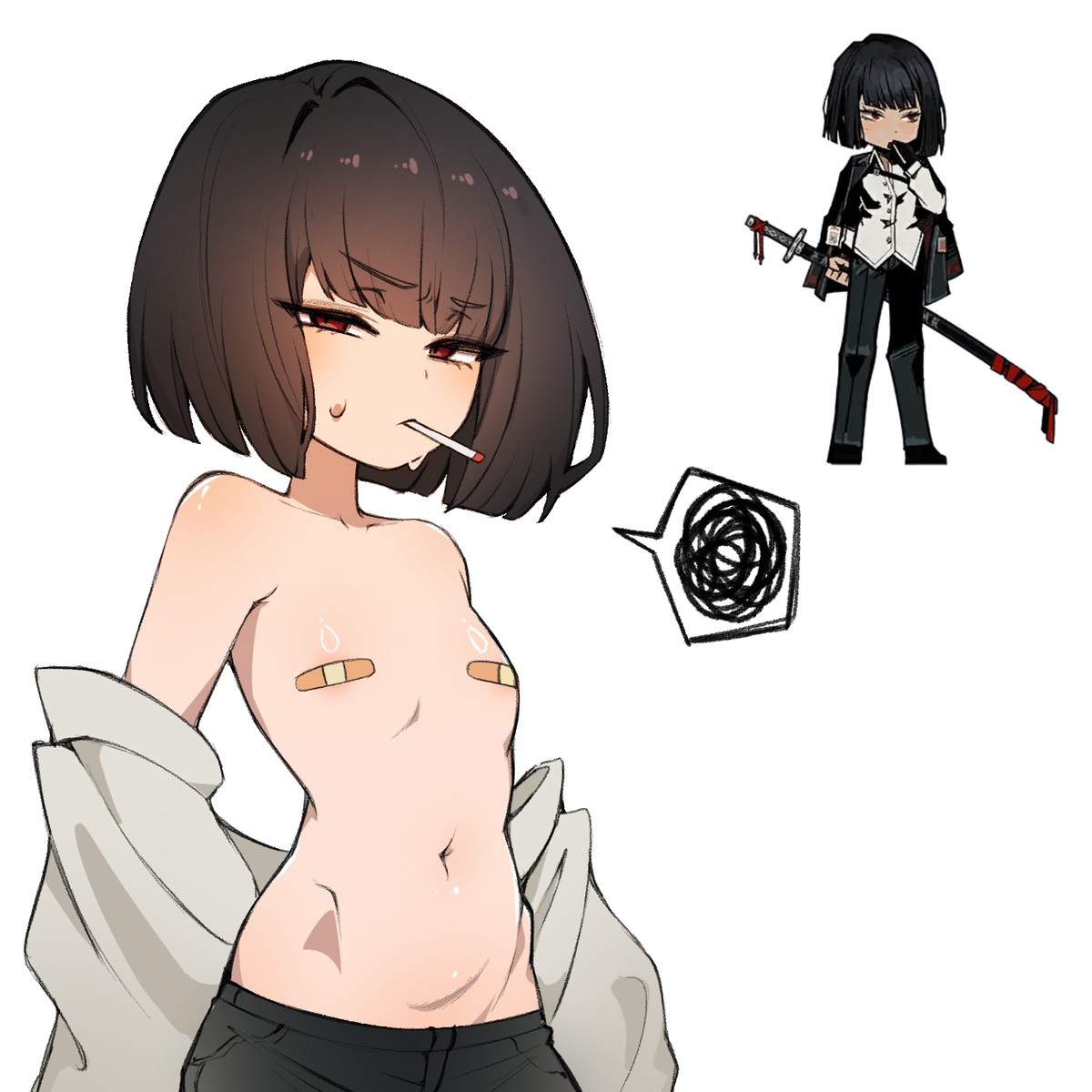 This is a pixiv picture whose title is 료슈..