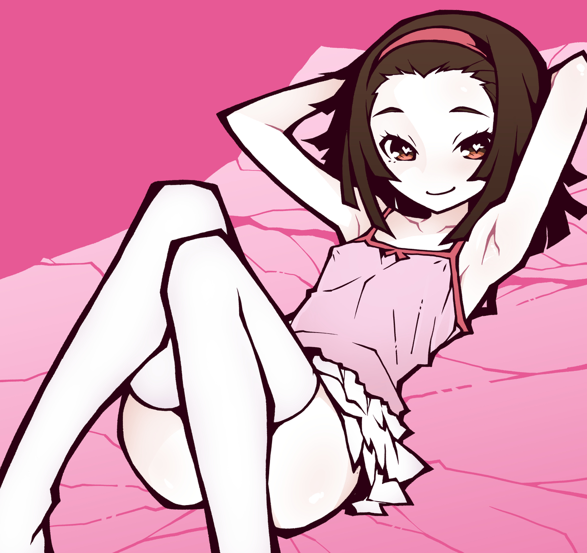 This is a pixiv picture whose title is nadeko.
