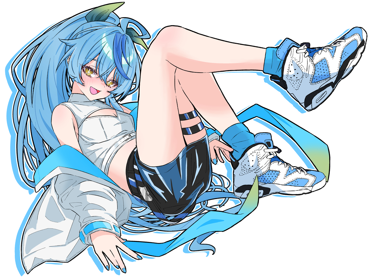 This is a pixiv picture whose title is Air Jordan 6.