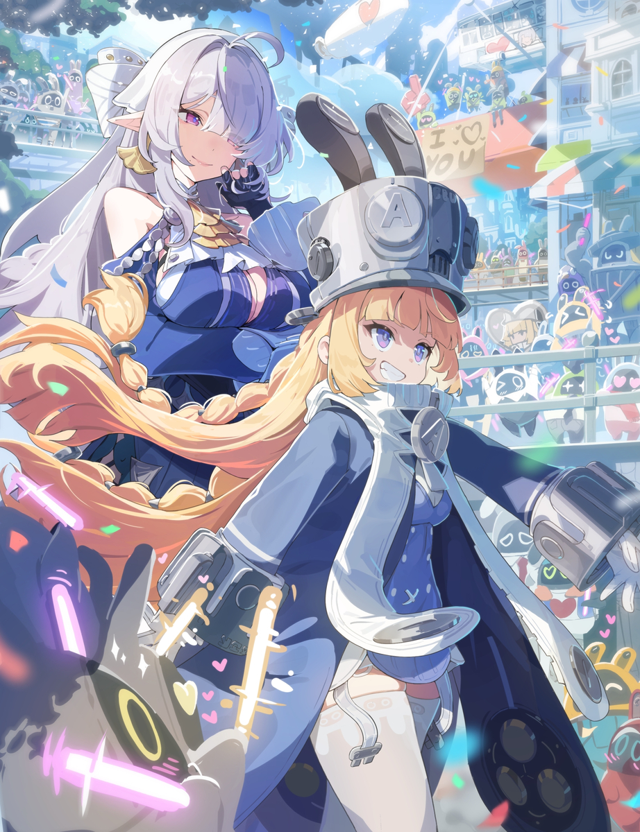This is a pixiv picture whose title is ヴェリナ & ノルムー.