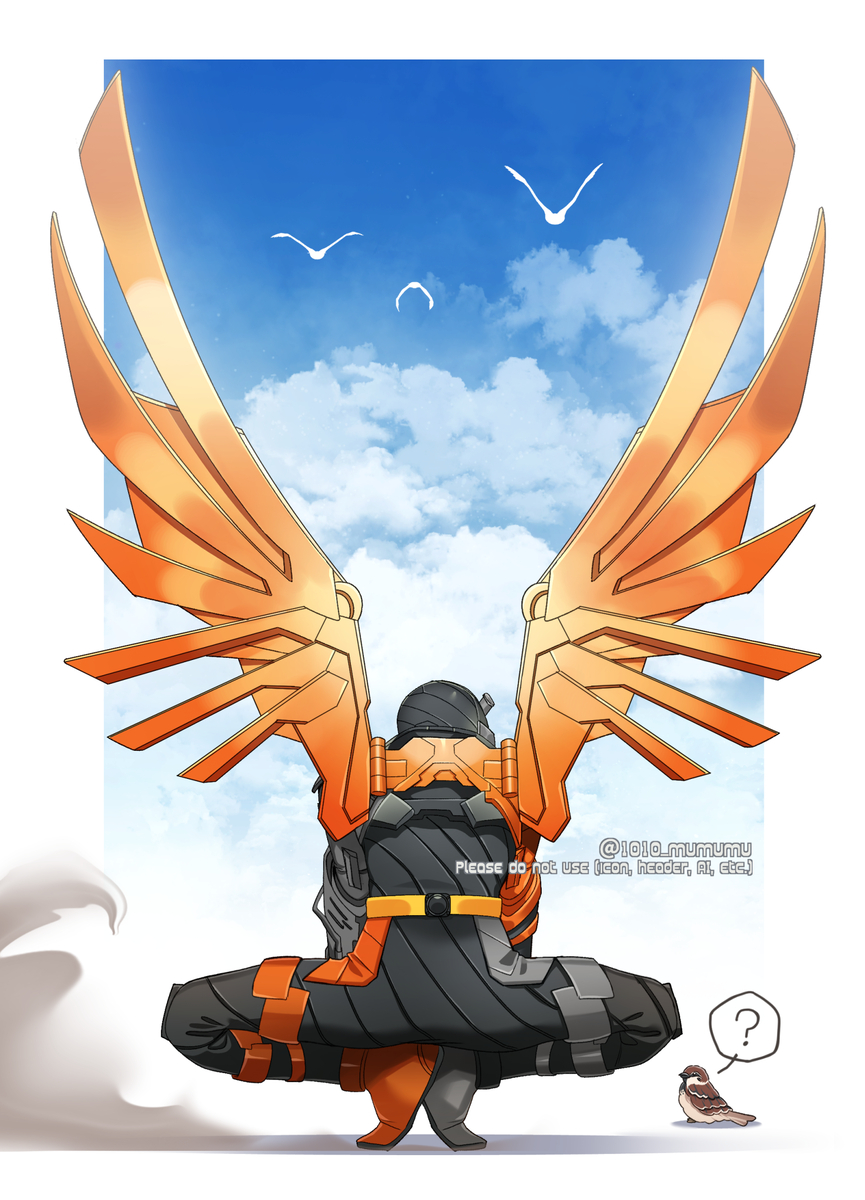 This is a pixiv picture whose title is 鳥同士.