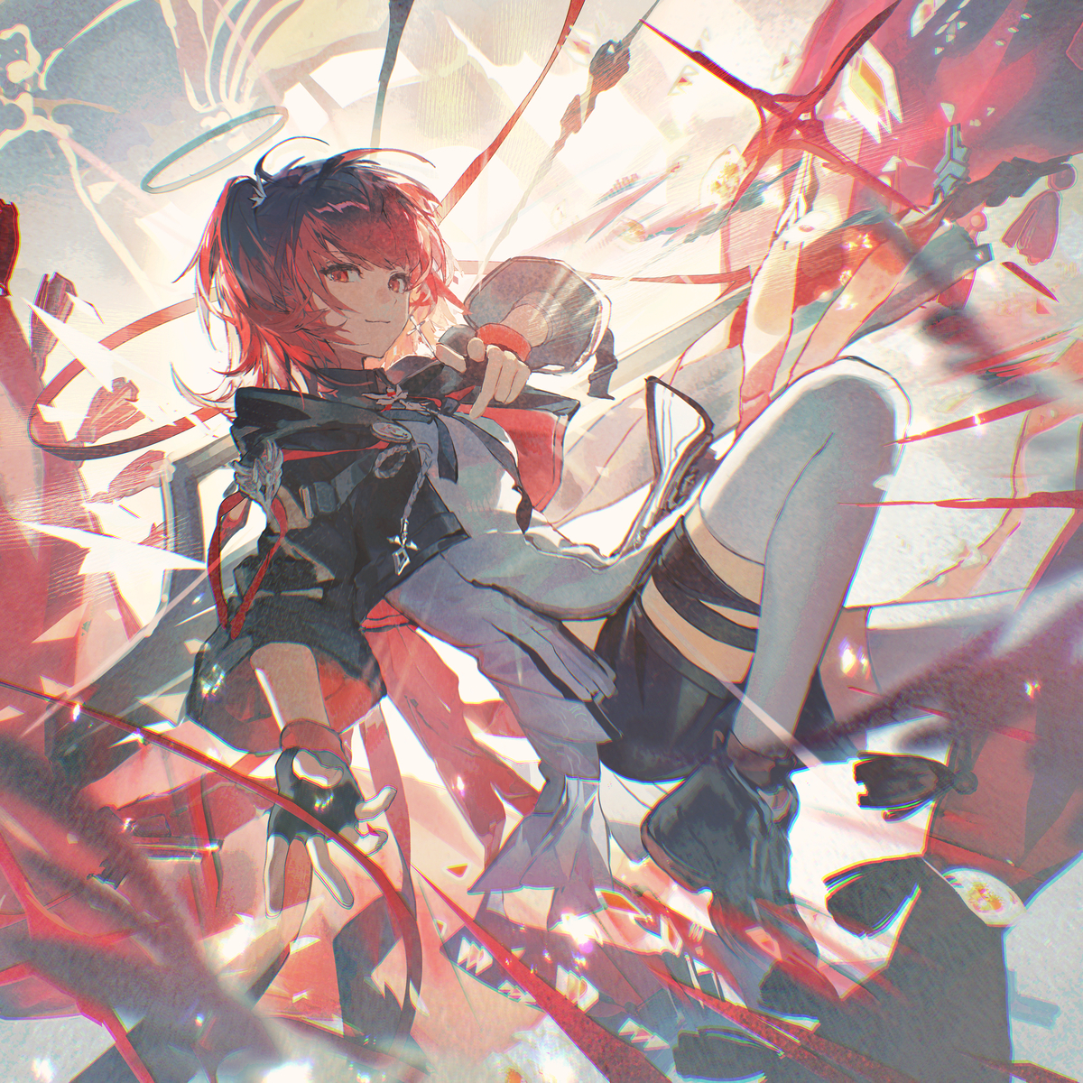 This is a pixiv picture whose title is 新約エクシア.