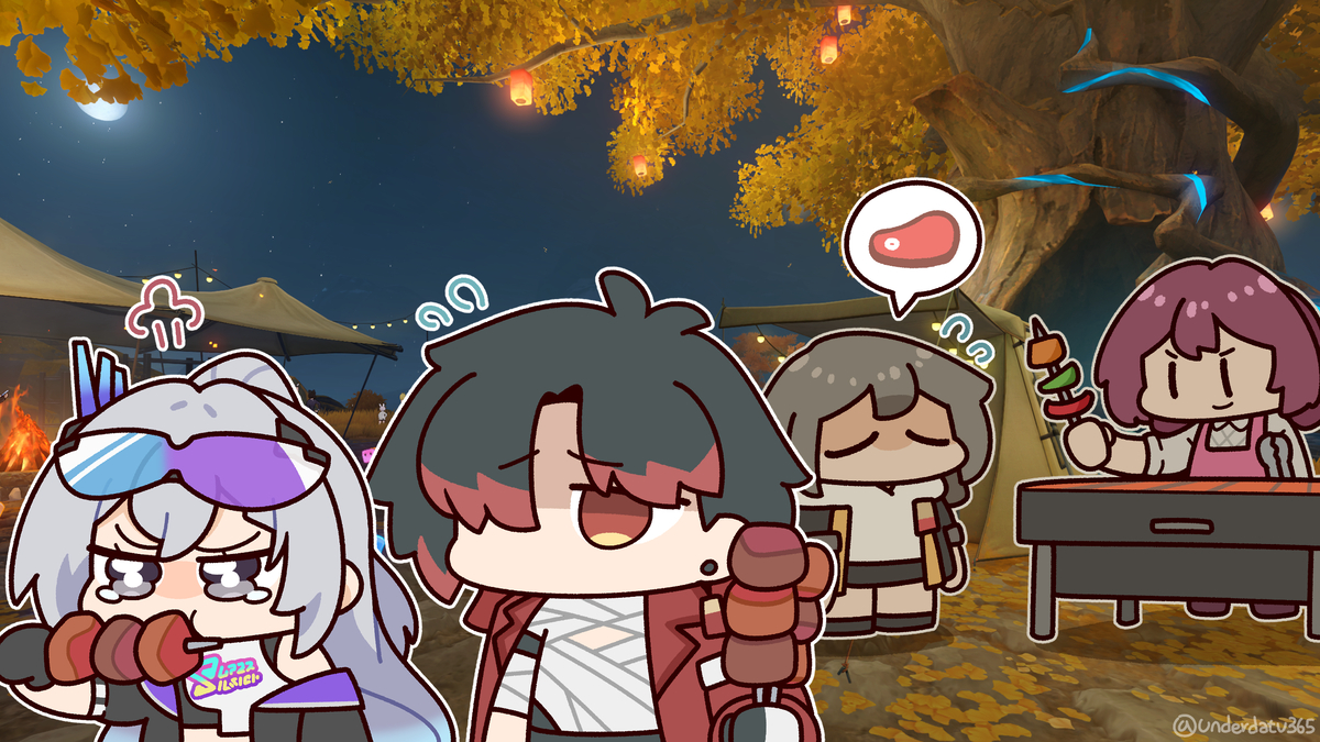 This is a pixiv picture whose title is 스헌 바비큐파티.