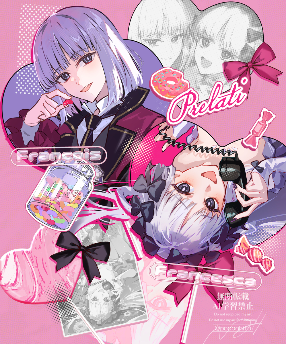 This is a pixiv picture whose title is 🎀.