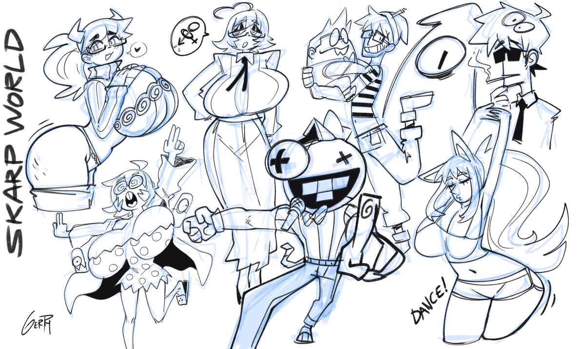 This is a pixiv picture whose title is Skarp World.