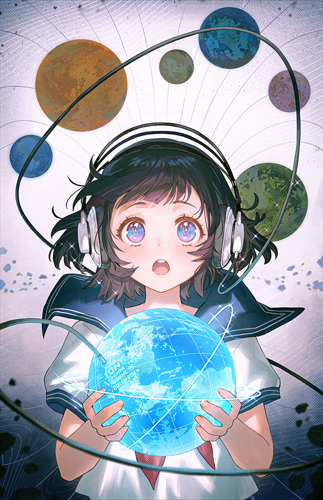 This is a pixiv picture whose title is Planetes (2026).