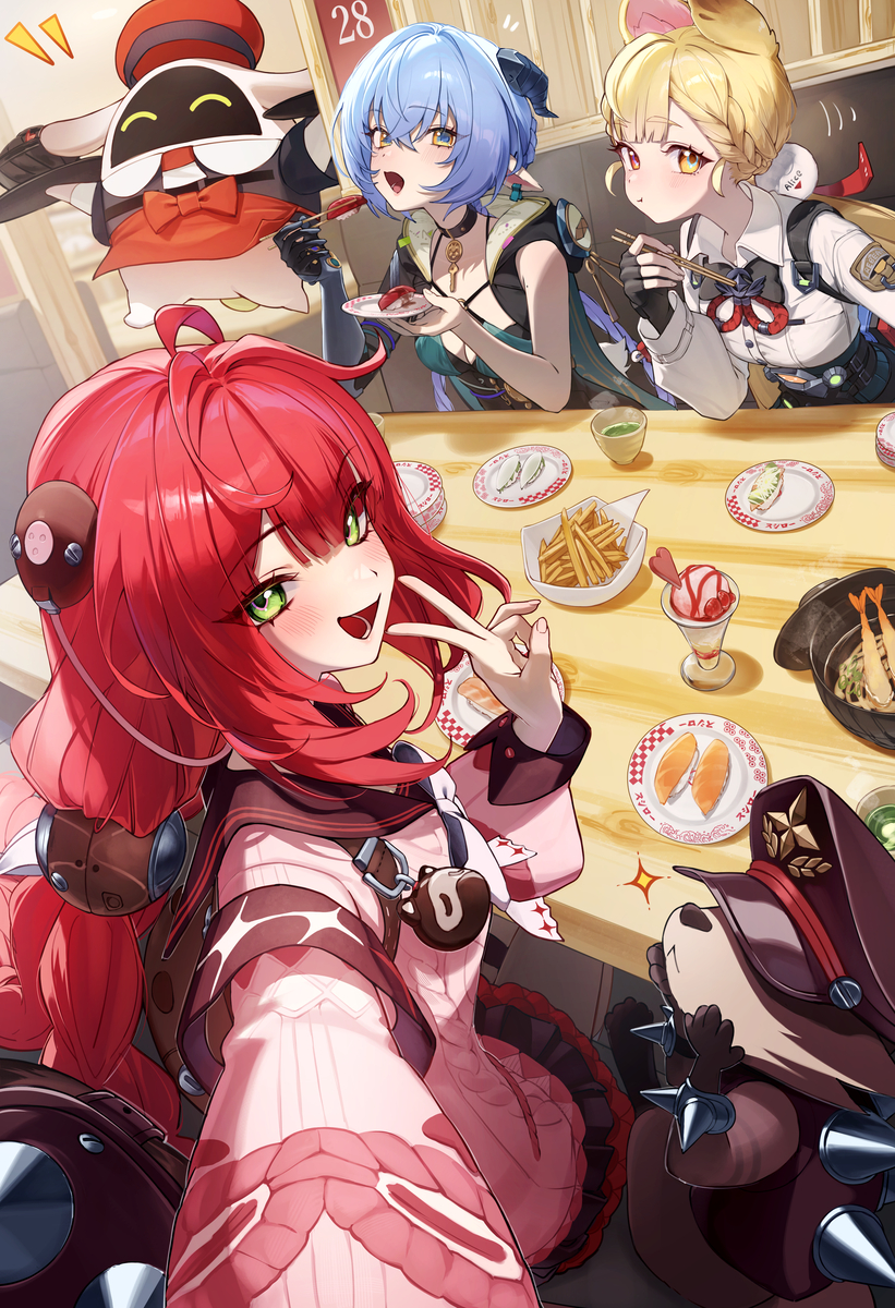 This is a pixiv picture whose title is ゼンゼロスシローコラボ！.