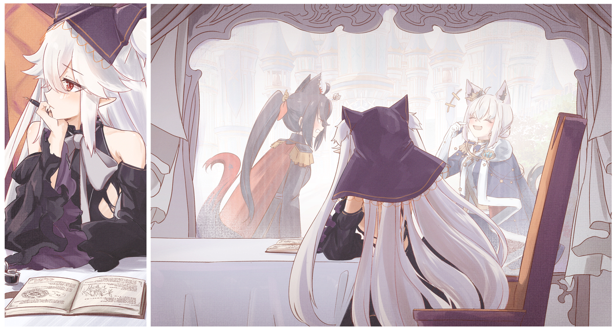 This is a pixiv picture whose title is ずっと長いあいだ....
