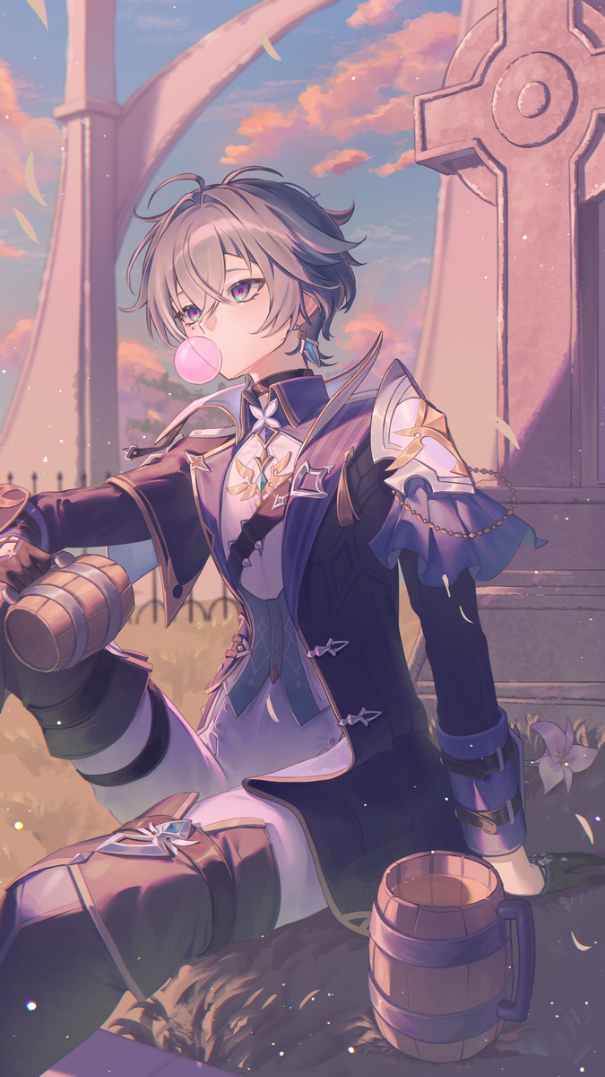 This is a pixiv picture whose title is お酒は美味しいか？.