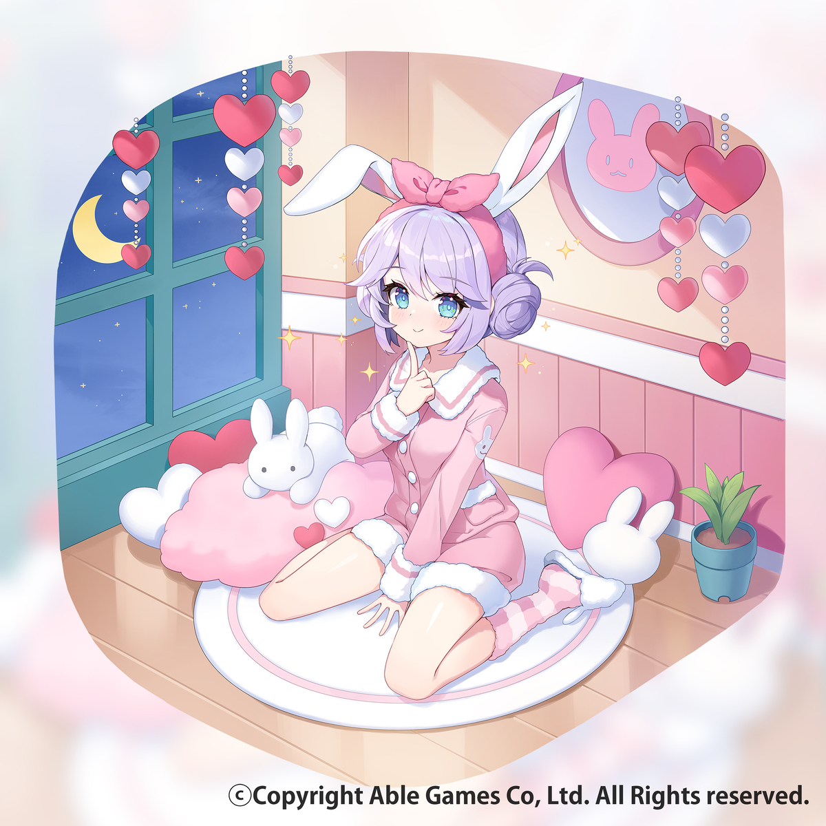 This is a pixiv picture whose title is 【お仕事】月ウサギのそだてかた.