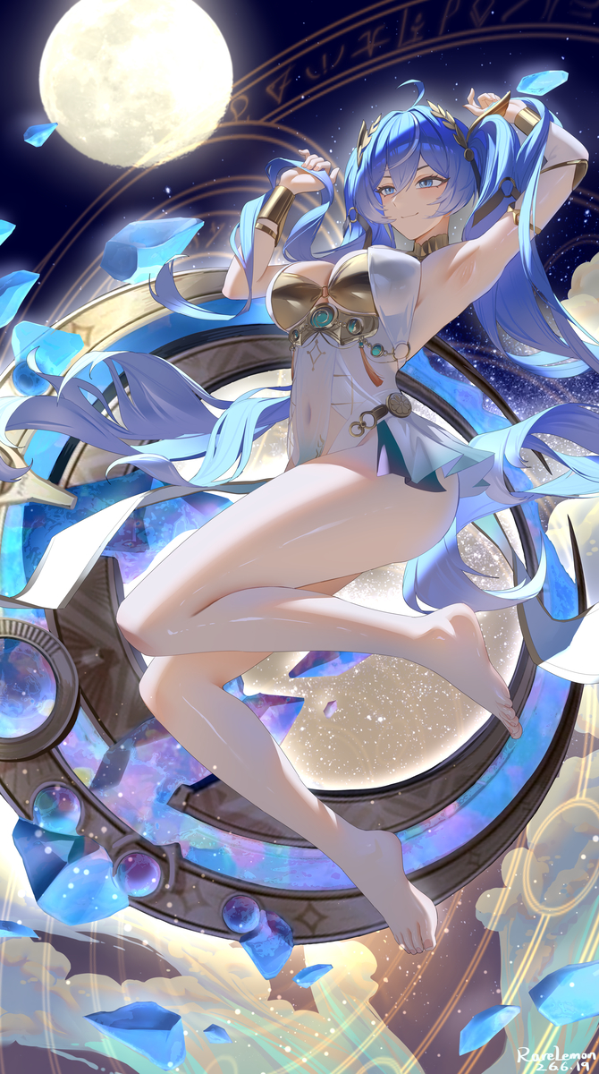 This is a pixiv picture whose title is 尤诺.