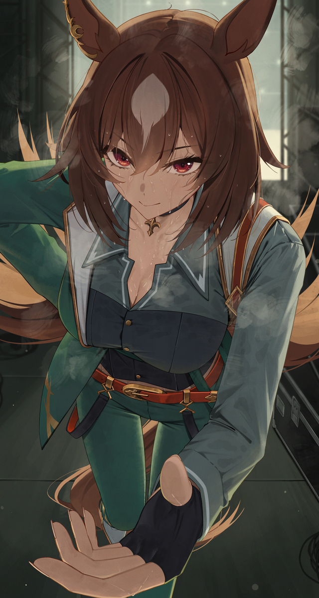 This is a pixiv picture whose title is 汗だくシリウス.