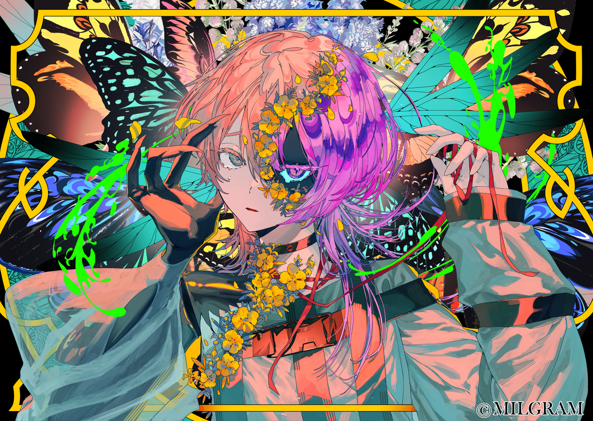 This is a pixiv picture whose title is ミルグラム.