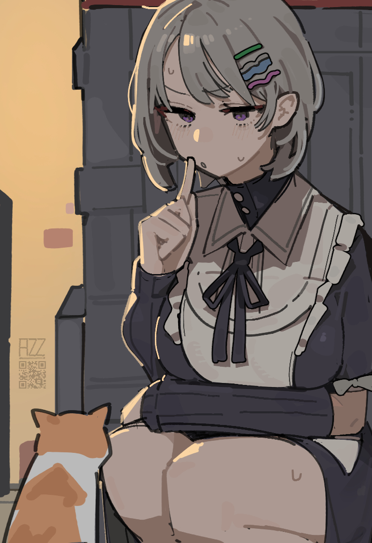 This is a pixiv picture whose title is 🐱.